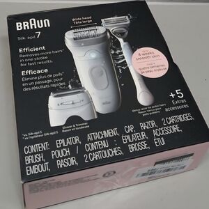 Braun Silk-épil 7 Hair Removal System - White